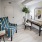 den with desk, chair, sitting area, and modern artwork at j sol luxury arlington apartments