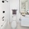 Modern Bathroom With Quartz Vanity At J Sol Apartments In Arlington, VA